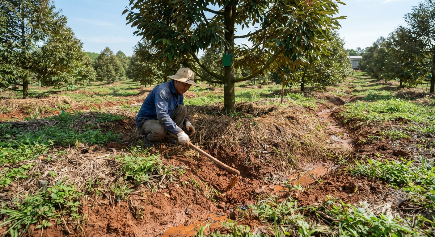 Cải thiện hệ thống thoát nước và quản lý bề mặt gốc