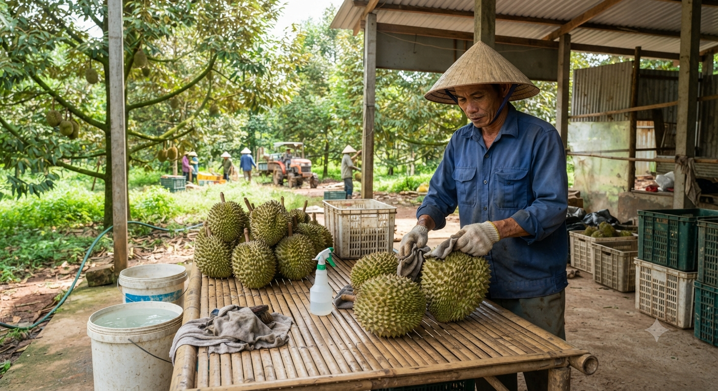Xử lý sau phun và quản lý dư lượng thuốc