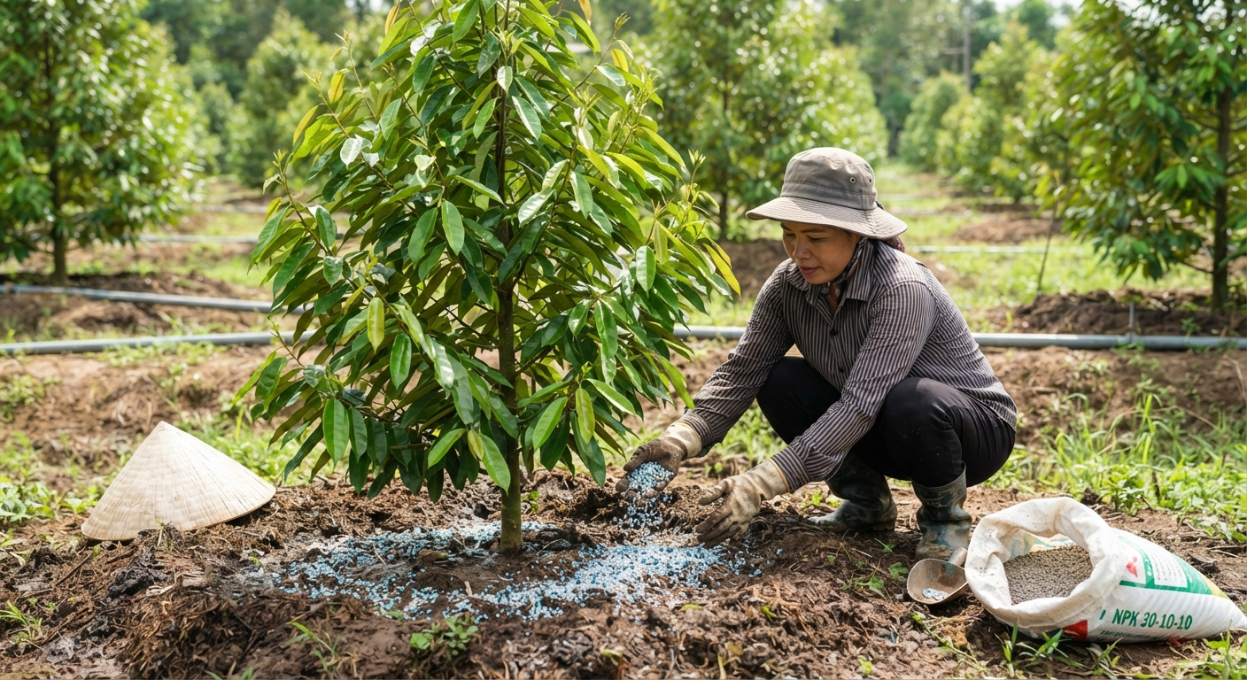 NPK 30-10-10 thường được dùng ở giai đoạn sinh trưởng nào trong chu kỳ phát triển